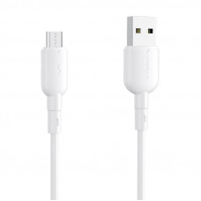 Vipfan USB to Micro USB cable VFAN Colorful X11, 3A, 1m (white)