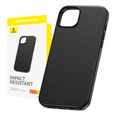 Baseus Phone Case for iPhone 15 Pro Baseus Fauxther Series (Black)