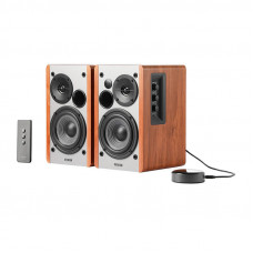 Edifier  Speakers 2.0 Edifier R1280T with Smart Wi-Fi Audio Streamer WiiM Mini (brown)