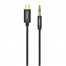 Baseus Yiven Audio cable USB-C to mini jack 3,5mm, 1.2m (Black)