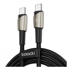 Toocki Cable USB-C to USB-C Toocki TXCTT14- LG01-W2, 2m, 140W (pearl nickel)