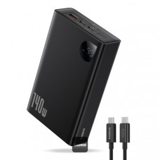 Baseus LiPo PowerBank 24000mAh 140W USB + 2x USB-C, Adaman black BASEUS