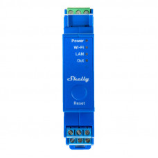 Shelly DIN Rail Smart Switch Shelly Pro 1 with dry contacts, 1 channe;