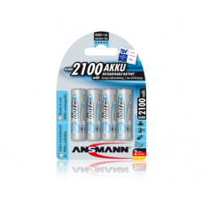 Ansmann Akumulators R6 (AA) 1.2V 2100mAh Ni-Mh ANSMANN (4 gab.iepakojums)