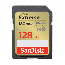 Sandisk  Memory card SANDISK EXTREME SDXC 128 GB 180/90 MB/s UHS-I U3 (SDSDXVA-128G-GNCIN)