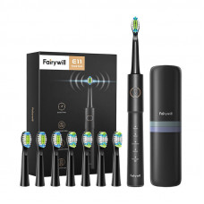 Fairywill  Sonic toothbrush with head set and case FairyWill FW-E11 (black)