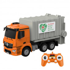 Double Eagle Remote control RC garbage truck 1:26 Double Eagle ( orange) Mercedes-Benz Antos E676-003