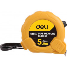 Deli Tools Steel Measuring Tape 5m/19mm Deli Tools EDL9005B (yellow)