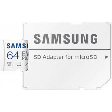 Samsung Memory Card SAMSUNG microSD MB-MC64SA 64GB + adapter MB-MC64SA/EU