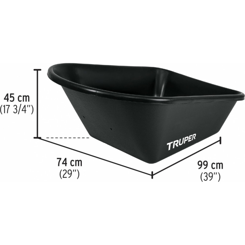 Truper Rezerves plastmasas tilpne ķerrai CAT-60PL Truper®