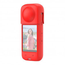 Puluz Silicone protective case PULUZ for Insta360 X4 (red)