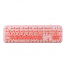 Mofii wired keyboard with backlight Love Me (Pink)