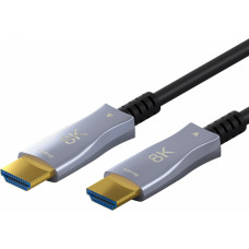 Goobay HDMI-HDMI kabelis 20 m (HDMI 2.1) optiskais hibrīds 8K @ 60 Hz/ 4K @ 120 Hz Goobay