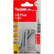 Fischer paplašināšanas kontaktdakša SX Plus, 6x50 mm, 10 gab.