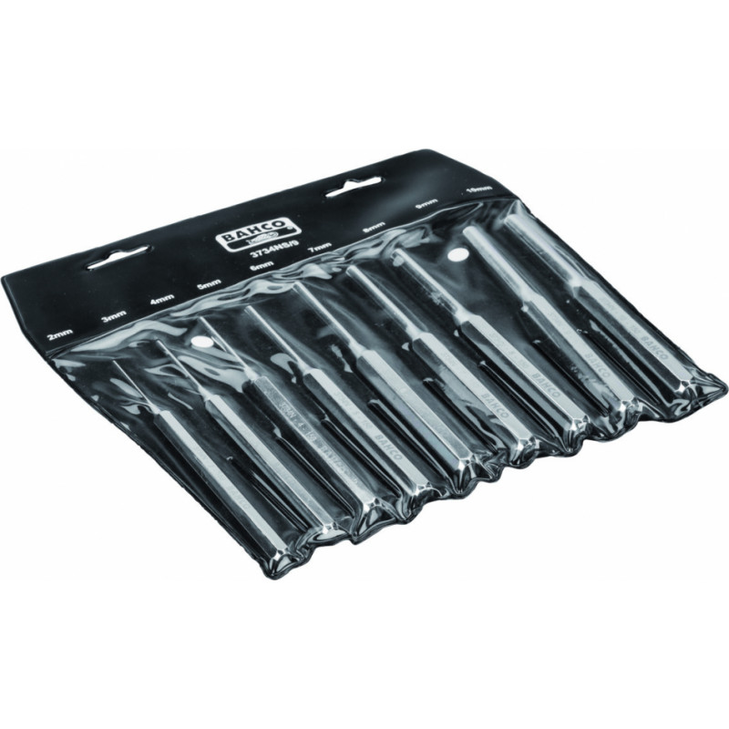 Bahco Drift punch set 2-10mm 9 pcs in pouch