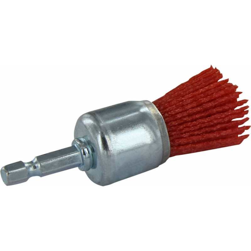 Tivoly Nylon end brush for drill, Ø22mm, 1/4