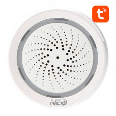 Neo  Smart Alarm Siren WiFi NEO NAS-AB02WT with Humidity Temperature Sensor TUYA