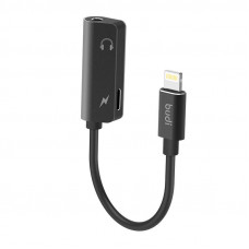 Budi Lightning to AUX mini jack 3.5mm adapter + Lightning Budi (black)