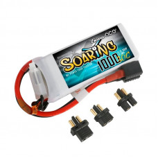 Gens Ace Battery Gens Ace Soaring 1000mAh 11.1V 30C 3S1P EC3/XT60/T-Plug