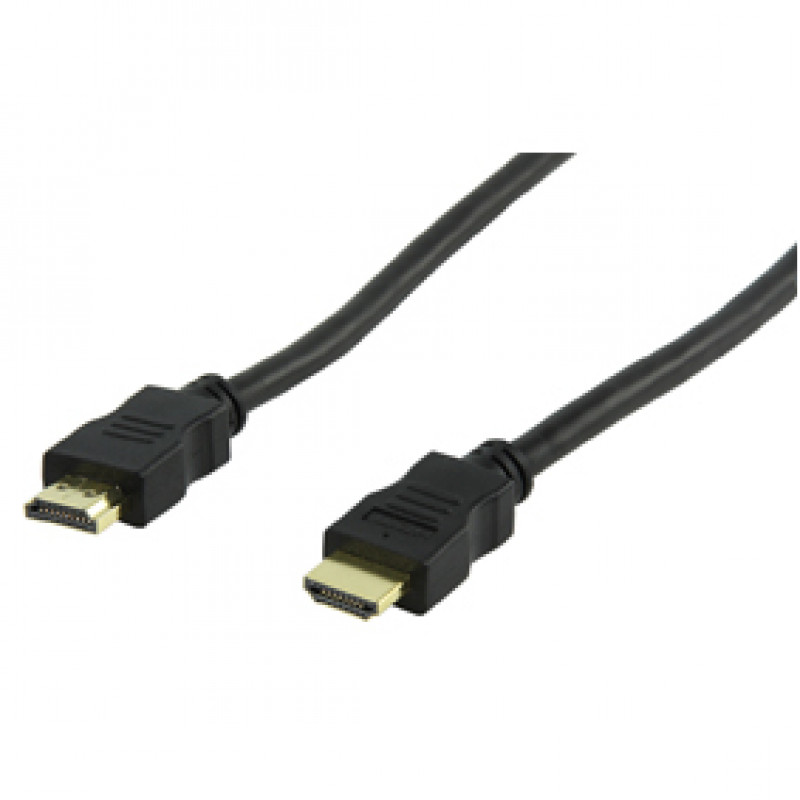 Goobay Kabelis HDMI-HDMI 19pin spraudnis 10m (HDMI 2.0), melns