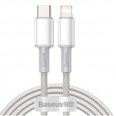 Baseus USB C tipa kabelis - Lightning Fast Charging PD 20W 2 m balts