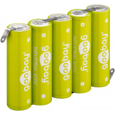 Goobay Pielodējami akumulatori 5x AA (Mignon) 2100 mAh, (Z), (NiMH), 6 V