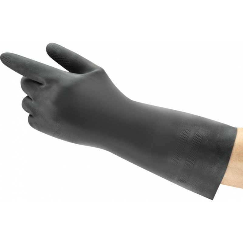 Ansell Safety chemical gloves Ansell AlphaTec Neoprene 29-500, length 300mm, black, size 10