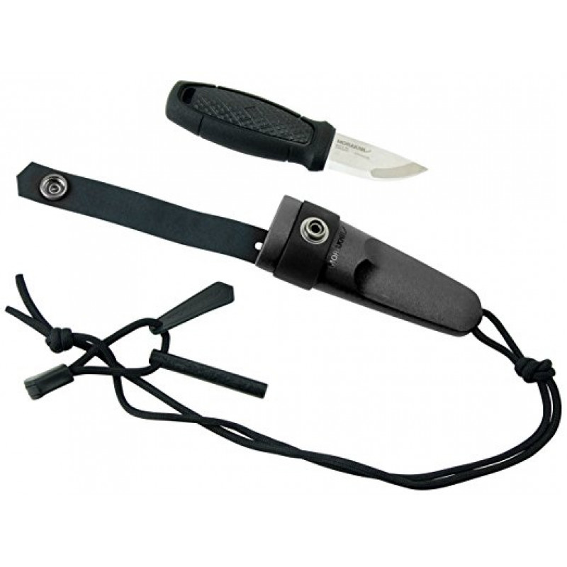 Morakniv ® Eldris Neck Knife Black, Fire Starter Kit