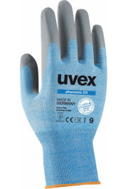 Uvex Safety gloves Uvex Phynomic C5, cut level C/5, Dyneema, polyamide, elastame with aqua polymer foam coating. Size 8