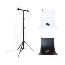 Puluz Photo studio background support Puluz 70x200cm + Backdrops 2 pcs DCA0976