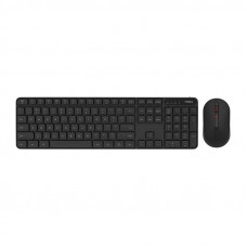 Miiw MIIIW Wireless Keyboard and Mouse Combo Set (Black)