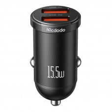 Mcdodo CC-2950 car charger, 2x USB, 15.5W (black)