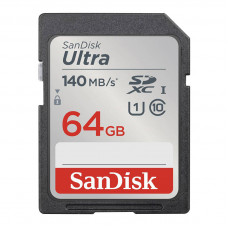 Sandisk  Memory card SANDISK ULTRA SDXC 64GB 140MB/s UHS-I Class 10 (SDSDUNB-064G-GN6IN)