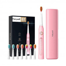 Fairywill  Sonic toothbrush with head set and case FairyWill FW-507 Plus (pink)