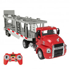 Double Eagle Remote-controlled truck 1:26 Double Eagle (red) (Car Transporter) E583-003