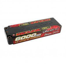 Gens Ace Redline Series 6000mAh 7.6V 130C 2S2P HardCase 57# HV Lipo Battery