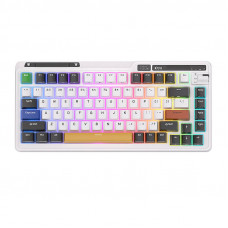 Royal Kludge  Wireless mechanical keyboard Royal Kludge KZZI K75 pro RGB, Moment Switch (black and white)