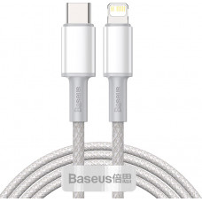 Baseus USB C tipa kabelis - Lightning Fast Charging PD 20W 2 m balts