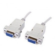 Goobay Kabelis DB9-F: DB9-F  Null Modem 1.8m