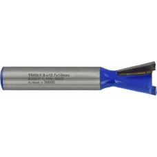 Tivoly Dovetail cutter 14.3x13 mm, 14°, 8mm shank