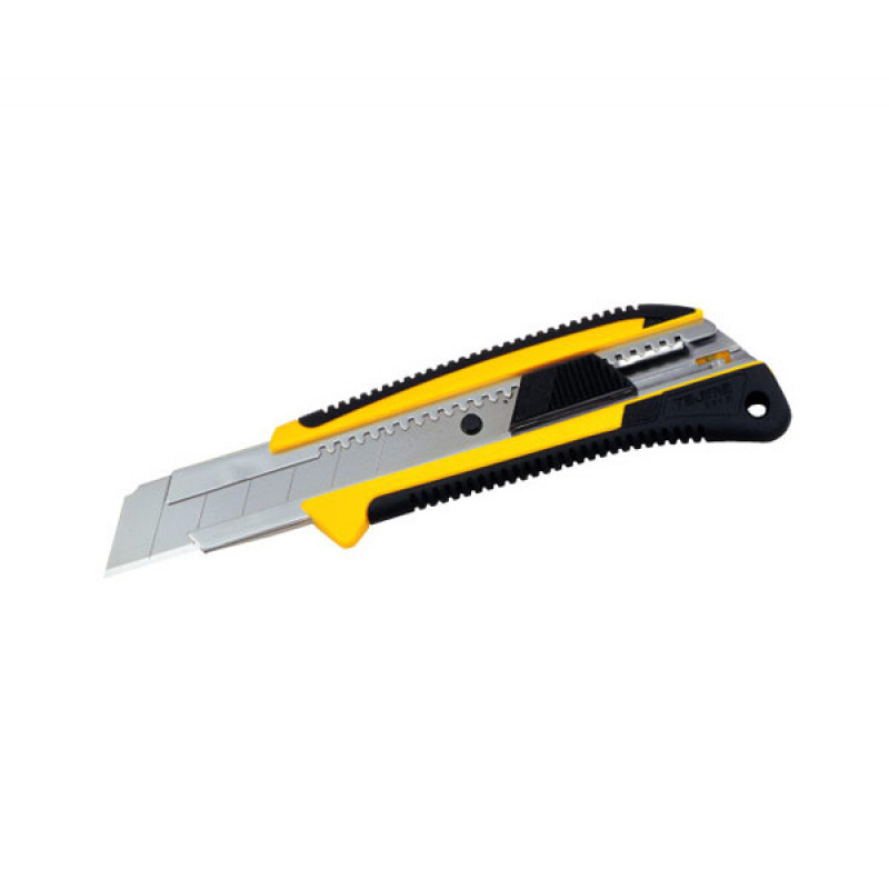 Tajima Extra heavy duty cutter with comfort-grip handle 25 mm and automatic blade lock