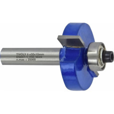 Tivoly Rabbeting cutter with ball bearing, 31.8x10 mm, 8mm shank