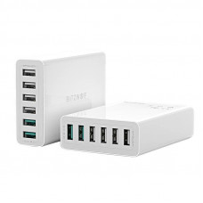 Blitzwolf Charger 6x USB  Blitzwolf BW-S15, QC 3.0, 60 W (white)