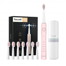 Fairywill  Sonic toothbrush with head set and case FairyWill FW-E11 (pink)