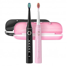 Fairywill  Sonic toothbrushes with head set and case FairyWill FW-507 (Black and pink)