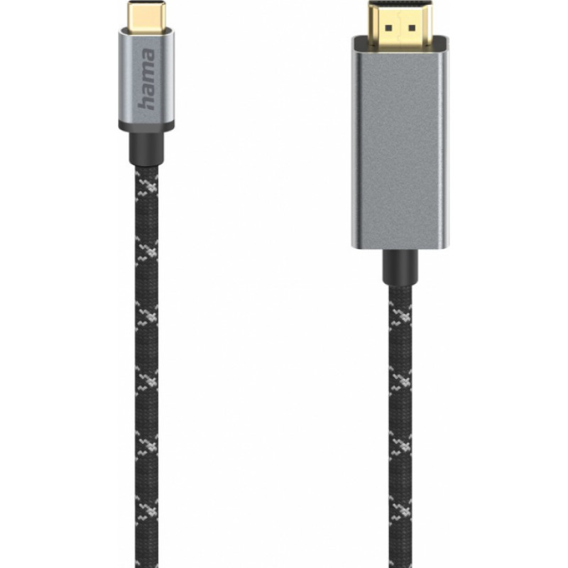 Hama 00200507 Cable. USB-C auf HDMI, 4K, 1,50m