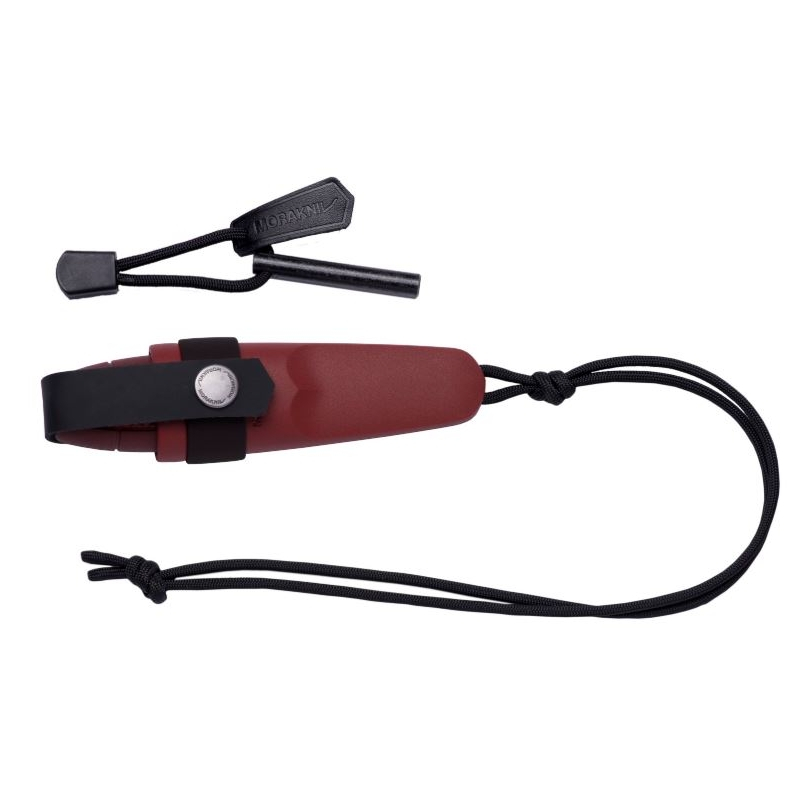 Morakniv ® Eldris Neck Knife Red, Fire Starter Kit