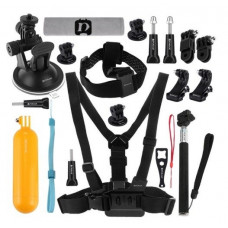 Puluz Accessories Puluz Ultimate Combo Kits for sports cameras PKT18 20 in 1