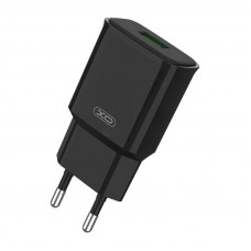 XO Wall charger XO L92D, 1x USB, 18W, QC 3.0 (black)