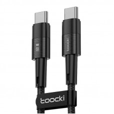 Toocki Cable USB-C to USB-C Toocki TXCTT2-YS03, 1m, FC 60W (black)